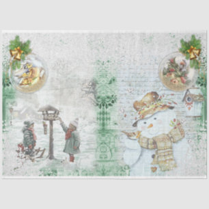 A Let it Snow Series Design 5 Tissue Paper