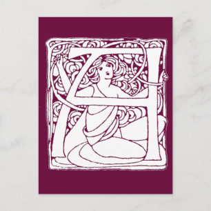 A Letter Lady Postcard