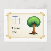 A letter T for tree