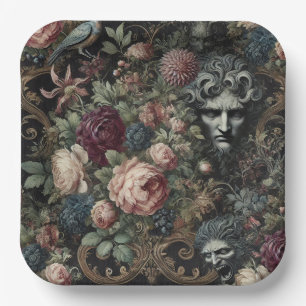 🩸 A Letter to Lunacy – Gothic Victorian Paper Plate