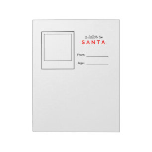 A Letter to Santa Notepad