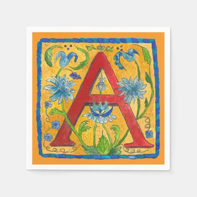 A Letter Tote Bag Napkin (Front)