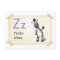 A letter Z for zebra