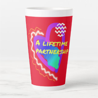 a life time partnership latte mug
