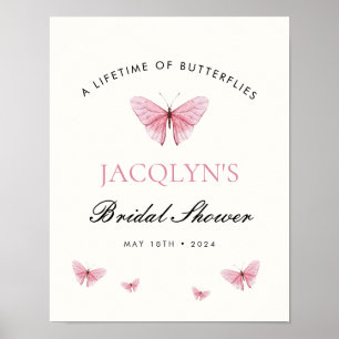 A Lifetime of Buttterflies Jacqlyns Poster