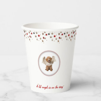 A Lil' Angel Baby Shower Paper Cups