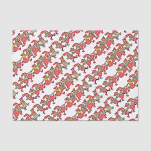 A Line of Dancing Gnomes Tissue Paper