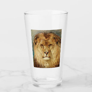 A Lion's Head (by Heywood Hardy) Glass