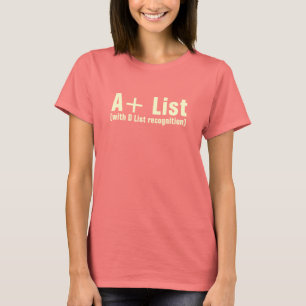 A+ List Ladies Crew Neck T-Shirt