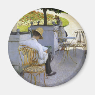 A Literary Escape: Readers Lost in an Orange Grove Magnet