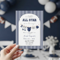 A little All Star Football Baby Shower