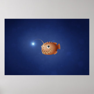 A Little Anglerfish Poster