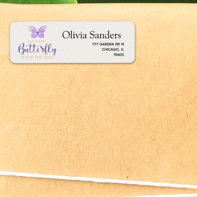 A Little Baby Butterfly is on The Way Baby shower (Creator Uploaded)