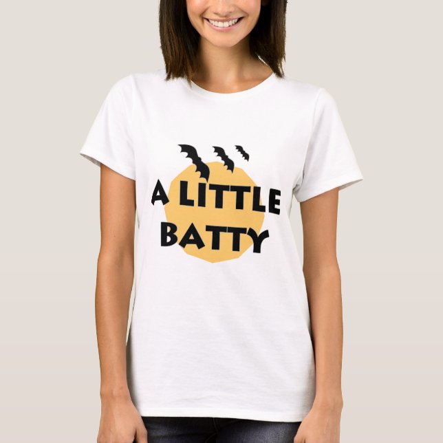 A Little Batty Bats and Moon T-Shirt (Front)