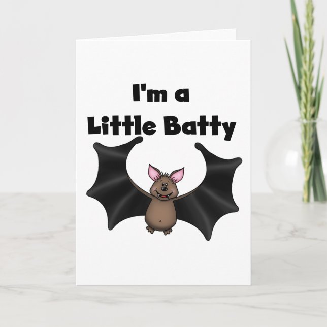 A Little Batty Card (Front)