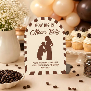 A Little Bean Is Brewing Baby Shower game Card