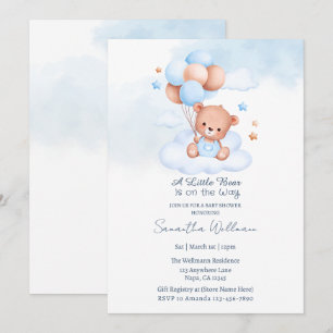 A Little Bear Is on the Way Customisable Template