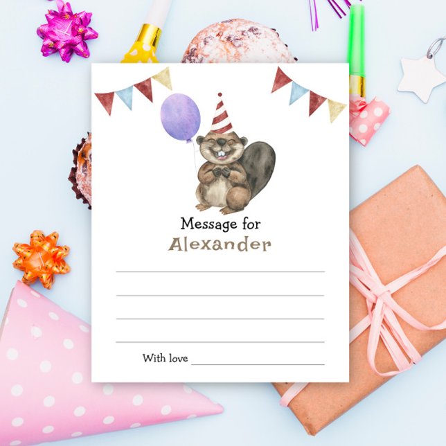 A Little Beaver Birthday time capsule message (Creator Uploaded)