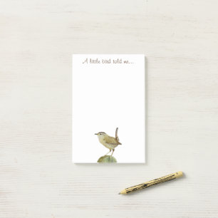 A Little Bird Told Me Post-it Notes