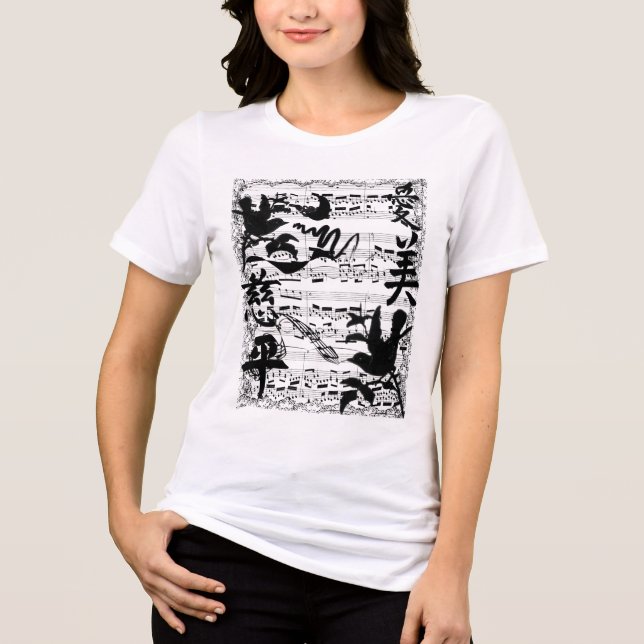 A Little Birdie Told Me So Tri-Blend Shirt (Front)