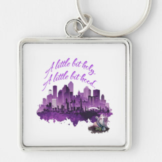A Little Bit Holy. A Little Bit Hood. Key Ring