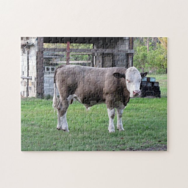  A Little Bit of Bull - Farm Life Puzzle (Horizontal)
