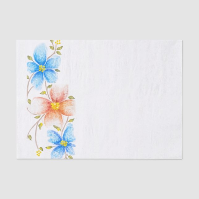 A little bit of Spring Tissue Paper (Front)
