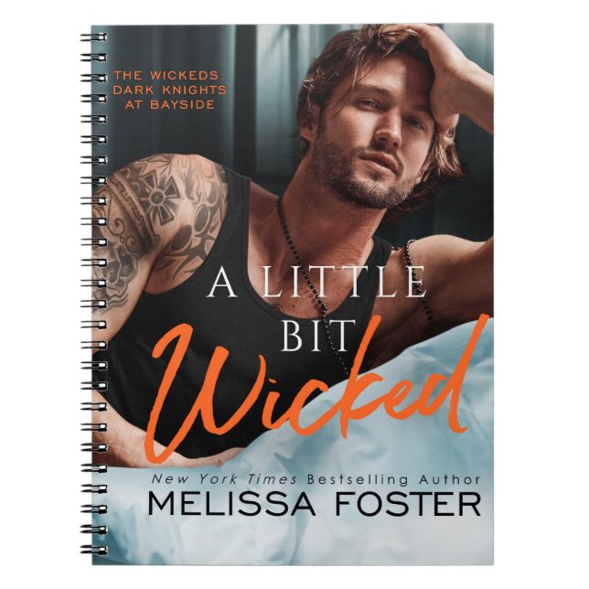 A Little Bit Wicked 6.5" x 8.75" spiral notebook (Front)