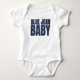 A Little Blue Jean Baby Denim Boy Baby Bodysuit