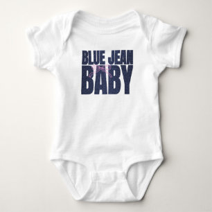 A Little Blue Jean Baby Denim Girl Baby Bodysuit