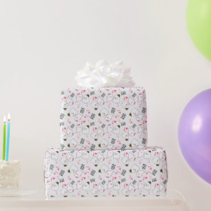 A Little Boo Baby Shower Cute Halloween Spooky Wrapping Paper