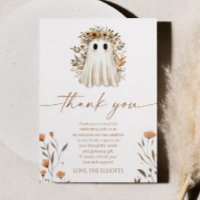 A Little Boo Boho Ghost Wildflower Baby Shower