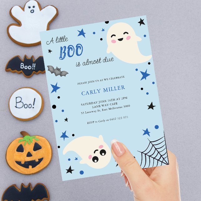 A Little Boo Cute Fall Baby Shower  Invitation (Creator Uploaded)