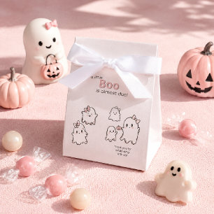 A little Boo Cute Pink Pastel Halloween Favour Box