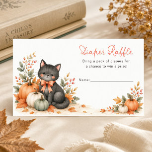 A Little Boo Diaper Raffle Baby Shower Enclosure Card