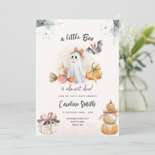 A Little Boo Ghostly Baby Shower invitation
