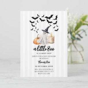 A Little Boo Ghostly Baby Shower invitation