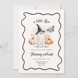 A Little Boo Ghostly Baby Shower invitation