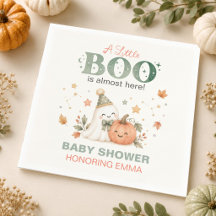 A Little Boo Halloween Baby Shower Napkins