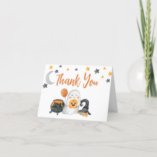A Little Boo Halloween Folded Thank You Card