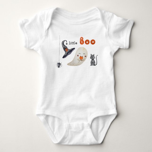 A little Boo is almost due Baby shower Bodysuit (Front)