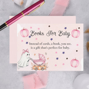 A Little Boo is Almost Due Books for Baby Enclosure Card
