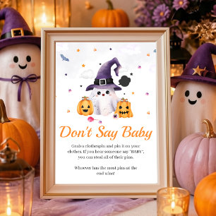A Little Boo Is Almost Due Don't Say Baby Sign