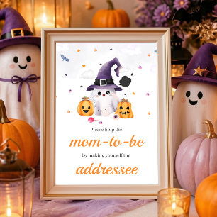 A Little Boo Is Almost Due   Envelope Station Sign