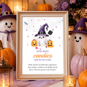 A Little Boo Is Almost Due   Guess How Many Sign