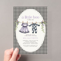 A Little Boo is almost due halloween baby shower