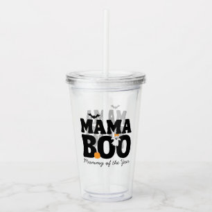 A Little Boo Is Almost Due Halloween Baby Shower Acrylic Tumbler