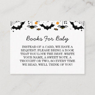 A Little Boo Is Almost Due Halloween Baby Shower Enclosure Card