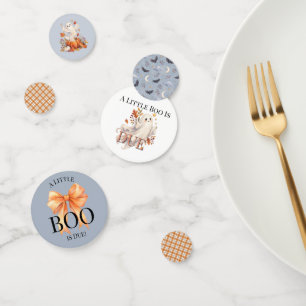 A Little Boo is Due Halloween Baby Shower Confetti