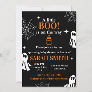 A Little BOO! is on the way Baby Shower Invitation